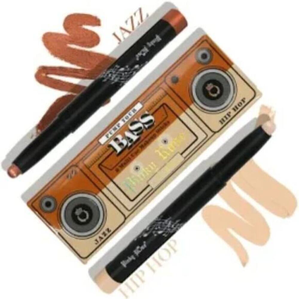 Pinky Rose Cosmetics Multi Use 2 Makeup Sticks Pump Your Bass‎ Jazz Hip Hop NEW